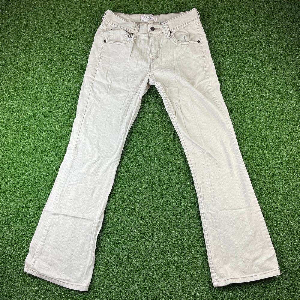 VINTAGE Y2K Levi Strauss Signature Bootcut Jeans Misses Size 6 Medium Light Wash